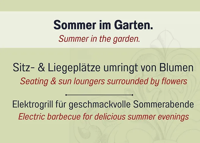 Livienna - Apartment Mit Gartenblick - Wintergarten, Kamin & Pool
